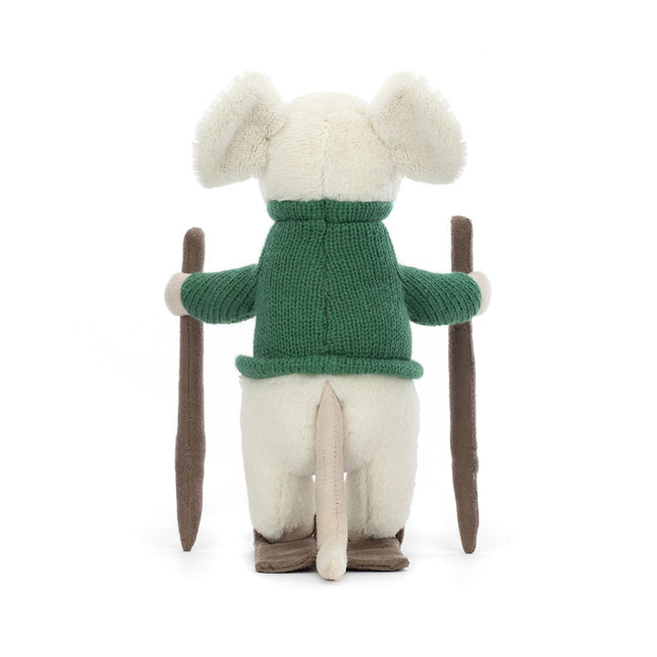 Jellycat Merry Mouse Skiing 7.5in x 3.1in x 5.9in