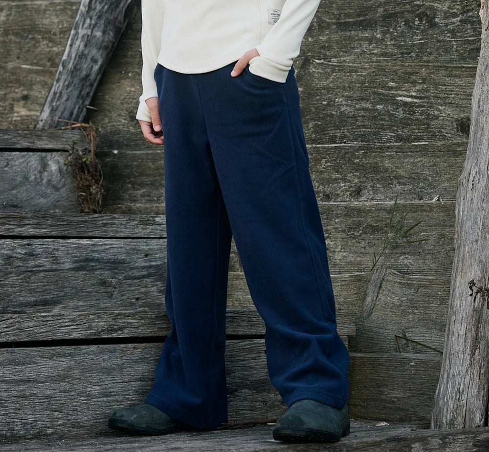 MINI A TURE Kids MATLENIE+MATELIT Long Sleeve Shirt+Pants Set - Outer Space