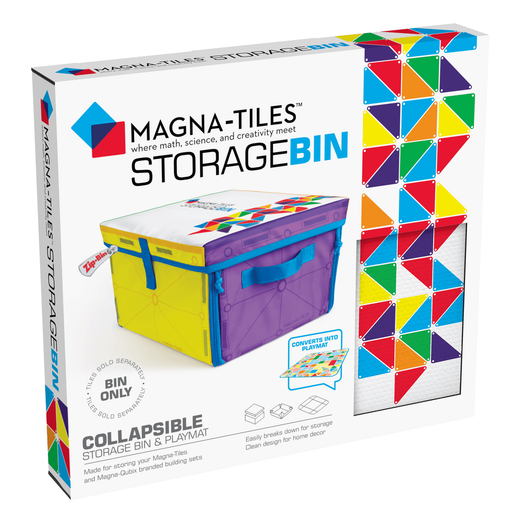 Magna-Tiles Storage Bin & Interactive Play-mat