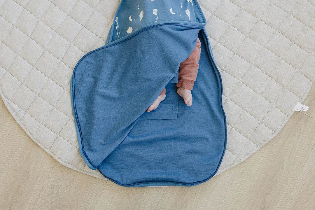 >Woolino Merino Wool 4 Season BABY Sleep Bag ULTIMATE  - Hot Air Balloon