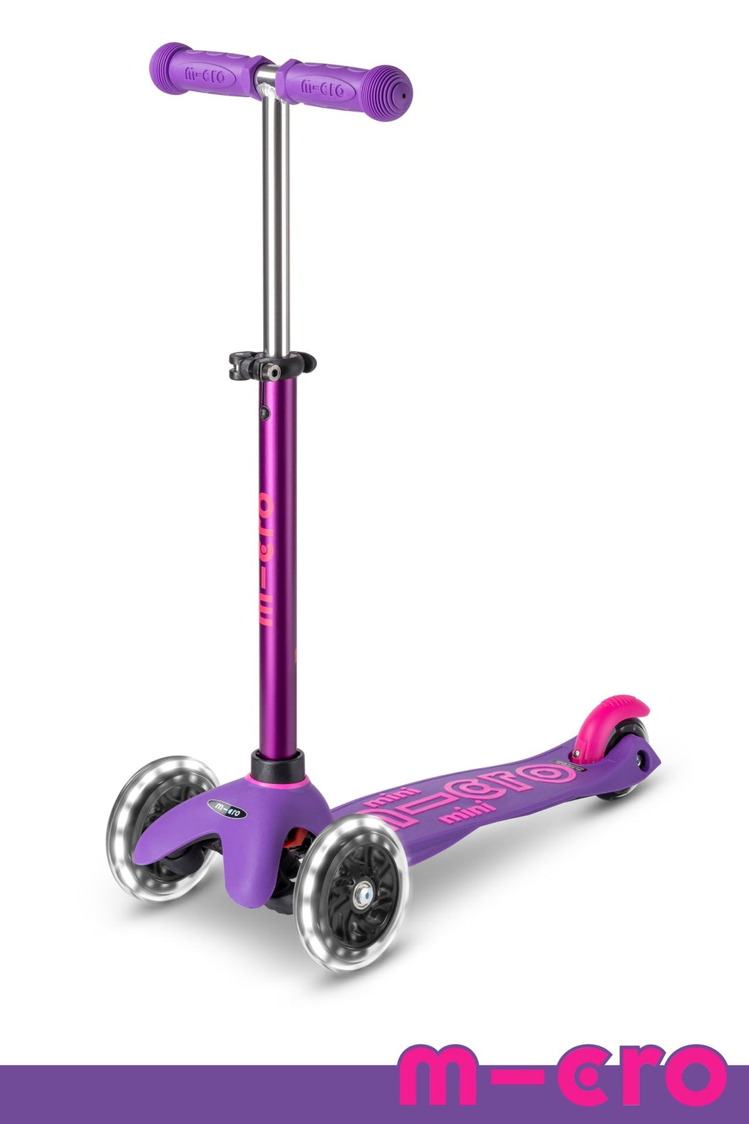 Micro Kids Mini Deluxe Led Scooter - Purple/Pink [Ages 2-5]