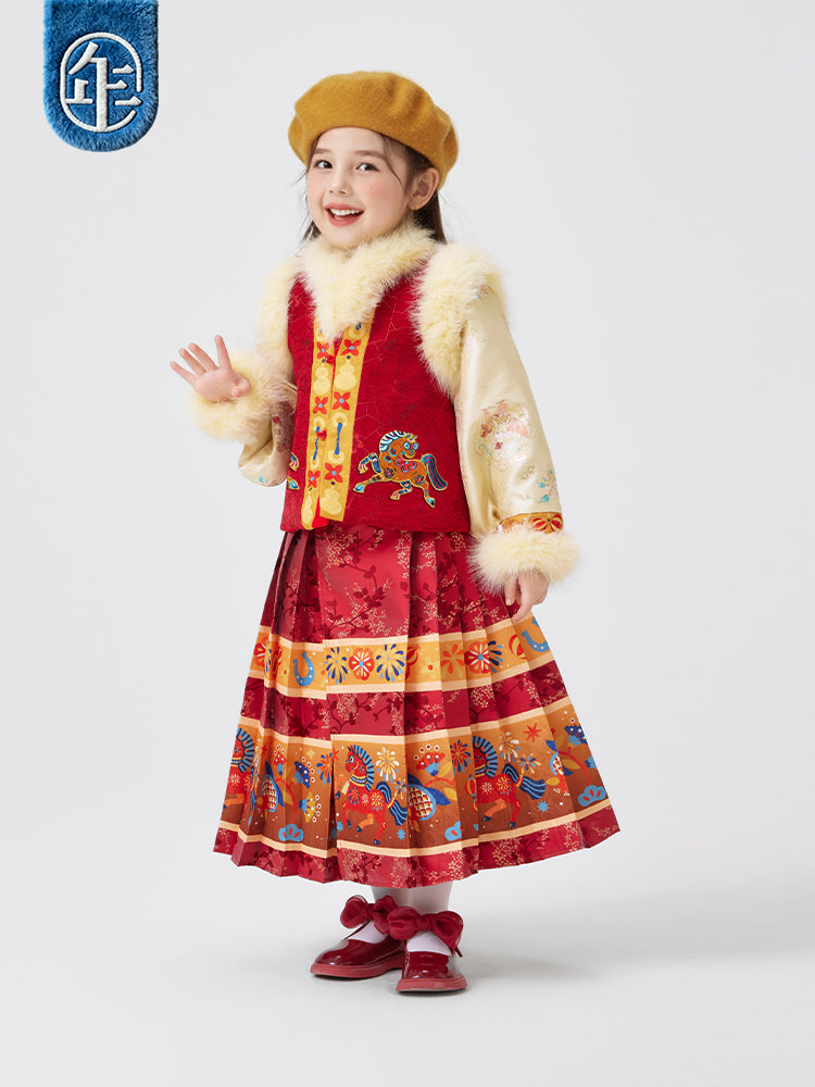 >Nian 年衣 利马如意汉服套装 - 年衣红