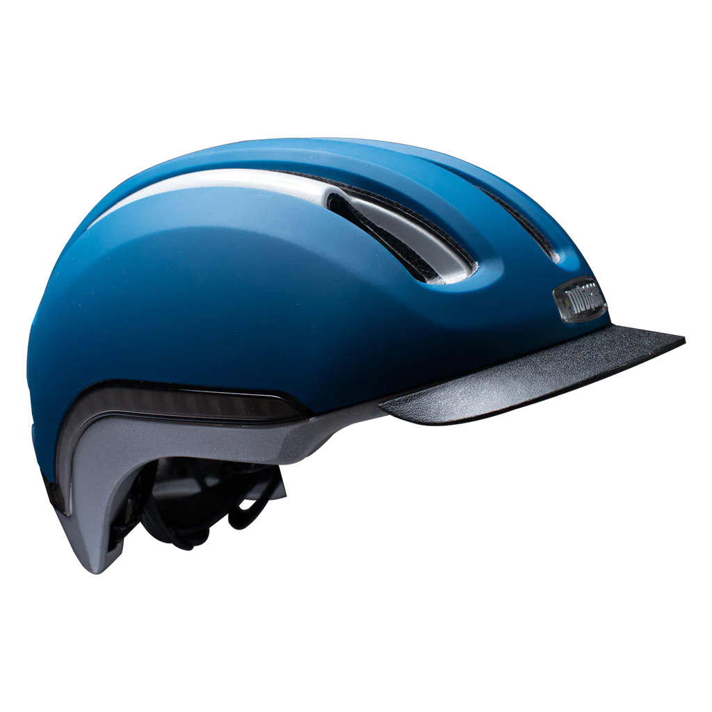 Nutcase Vio Navy Matte Helmet w/MIPS & LED Light (VIO COMMUTE)