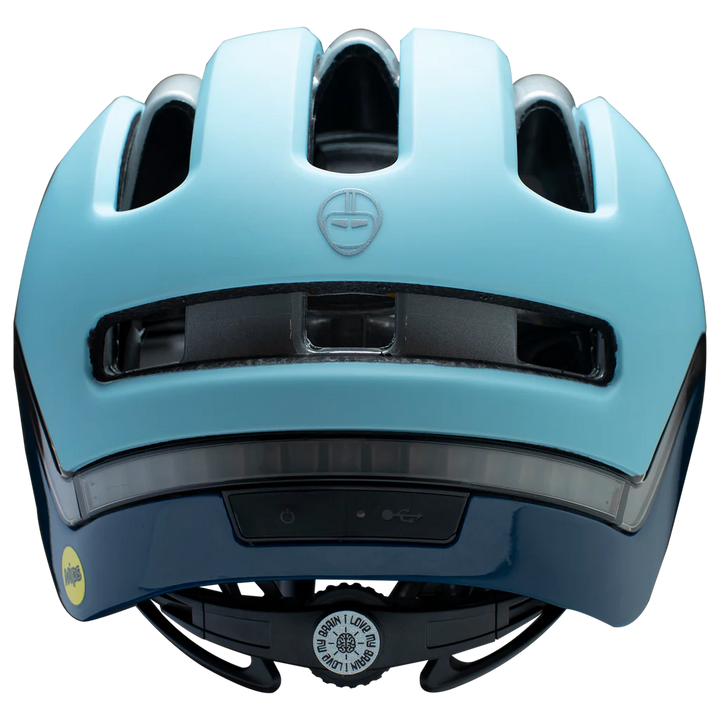 Nutcase Vio Sky Matte Helmet w/MIPS & LED Light (VIO COMMUTE)