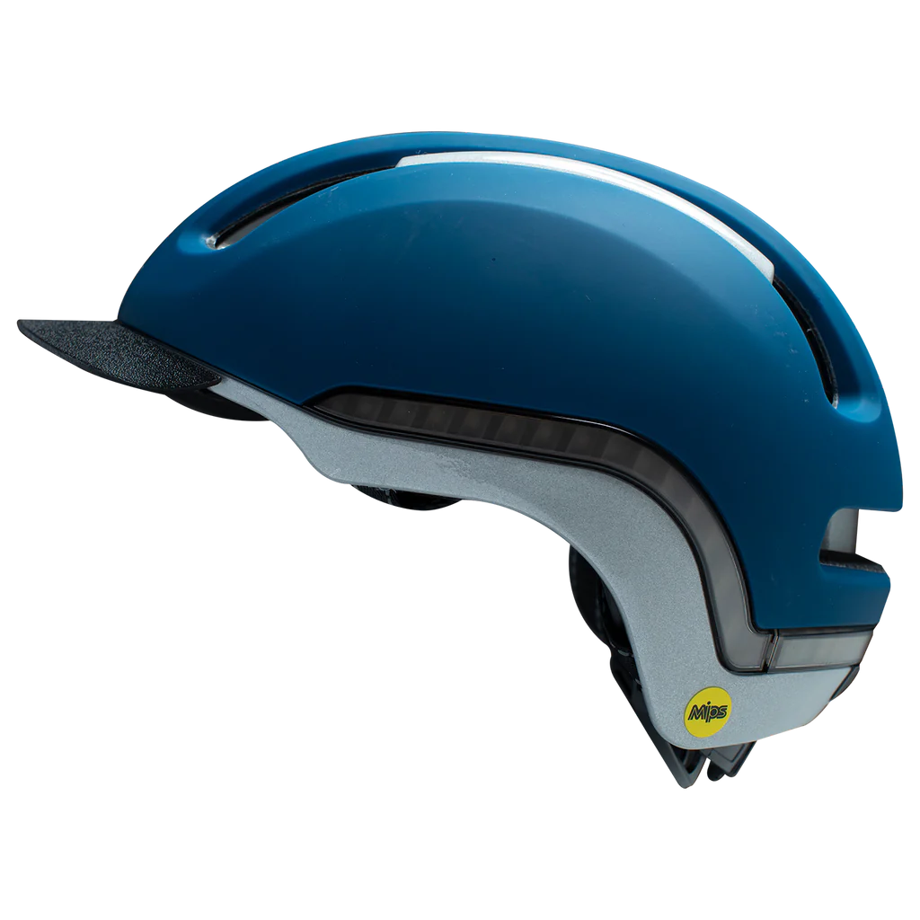 Nutcase Vio Navy Matte Helmet w/MIPS & LED Light (VIO COMMUTE)