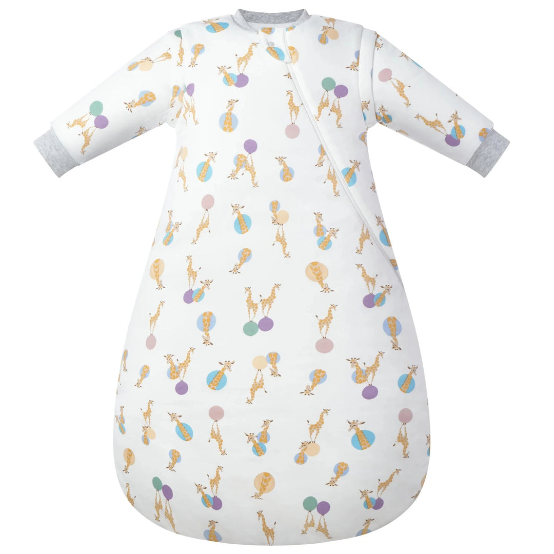 Nest Designs Kids/Baby 3.5 TOG Organic Cotton Long Sleeve Sleep Bag - Giraffe Shapes