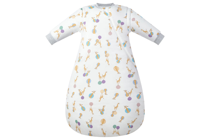 Nest Designs Baby 3.5 TOG Organic Cotton Long Sleeve Sleep Bag - Giraffe Shapes