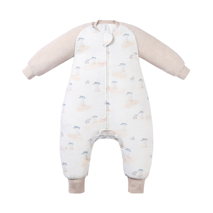 Nest Designs Kids/Baby 3.5 TOG Bamboo Jersey Long Sleeve Footed Sleep Suit - Baby Baobabs