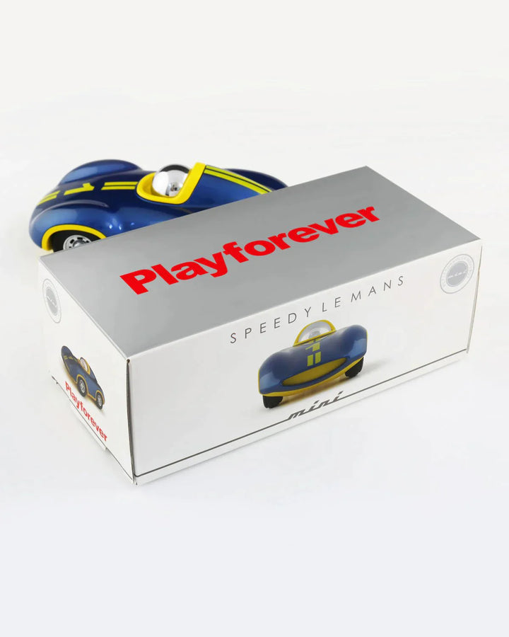 Playforever MINI SPEEDY LE MANS Racing Car - Blue