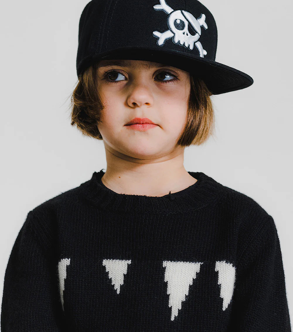 Nununu Kids LOGO BASEBALL CAP - Black