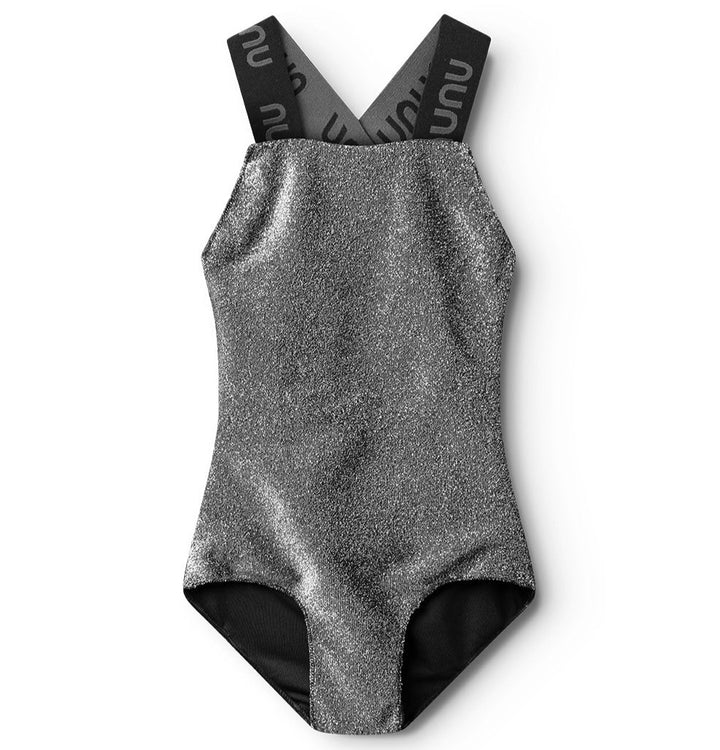 NUNUNU SPORTY SWIMSUIT - SPRINKLED SILVER