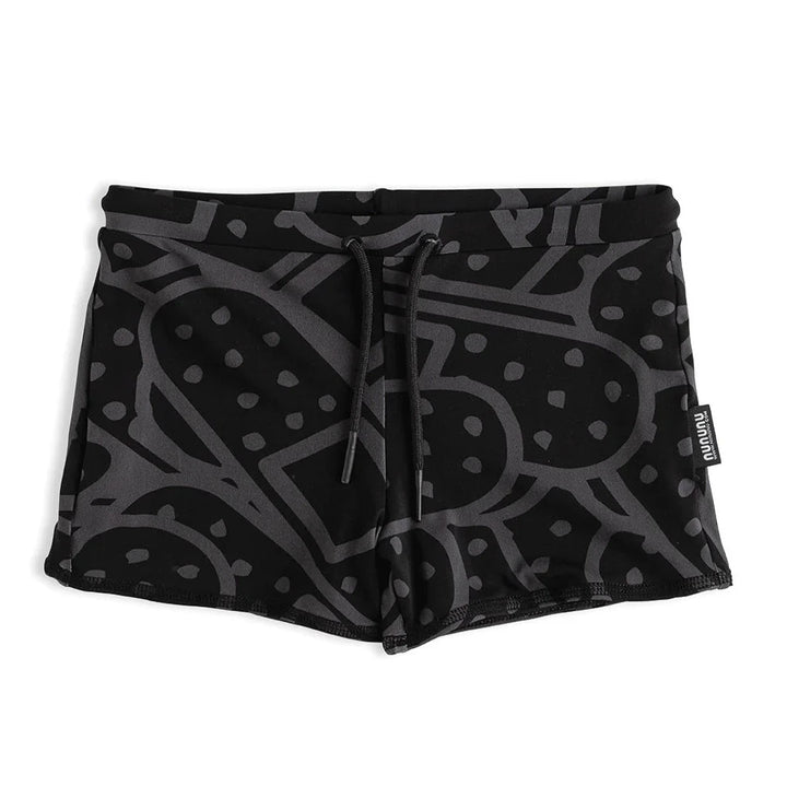 Nununu Kids Boy's BANDAID Swim Shorts - BLACK