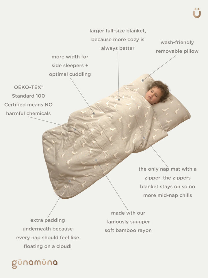 >Gunamuna Baby/Kids NAP MAT - Hearts