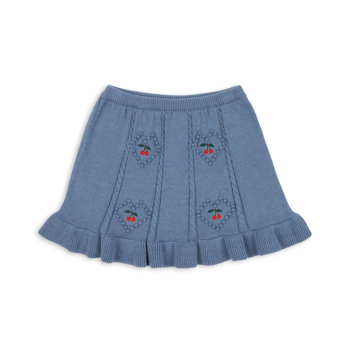 Konges Sloejd Kids Girls Soleil Cardigan+Shirt Set - Country Blue