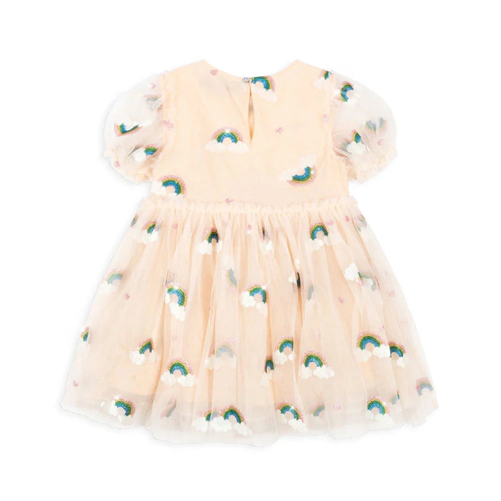 Konges Sloejd Kids Girls Tullie Dress - Rainbow Glitter
