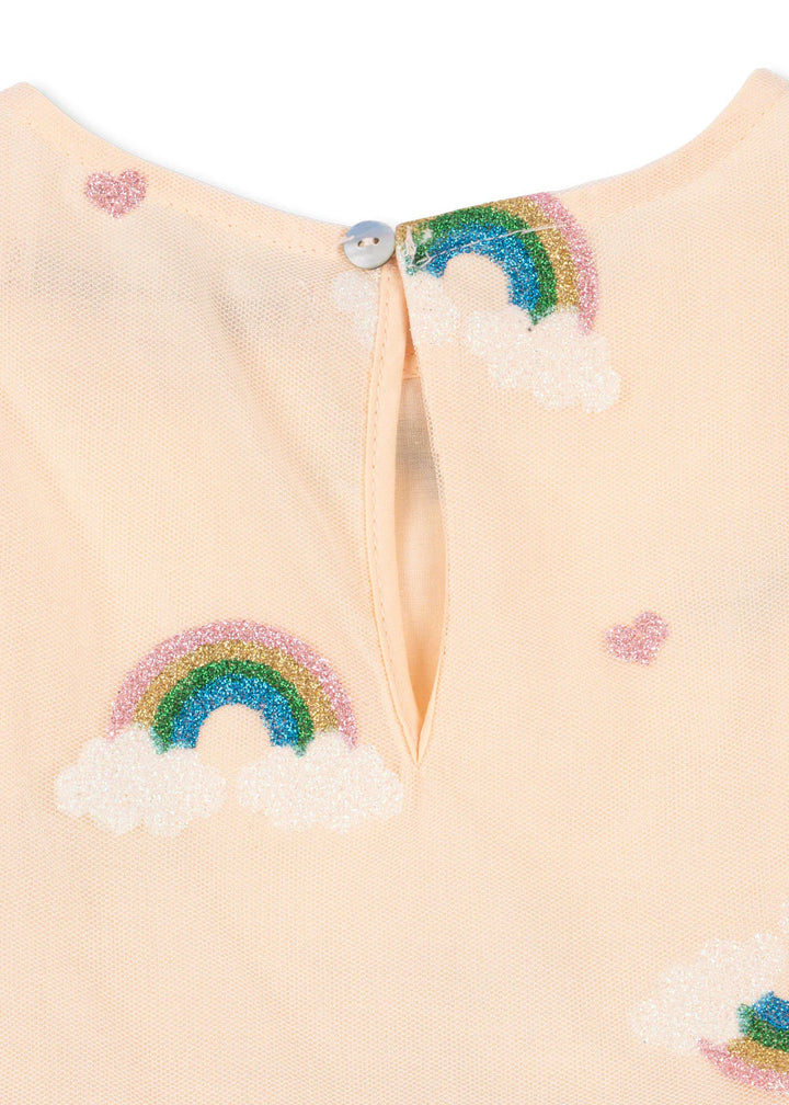 Konges Sloejd Kids Girls Tullie Dress - Rainbow Glitter