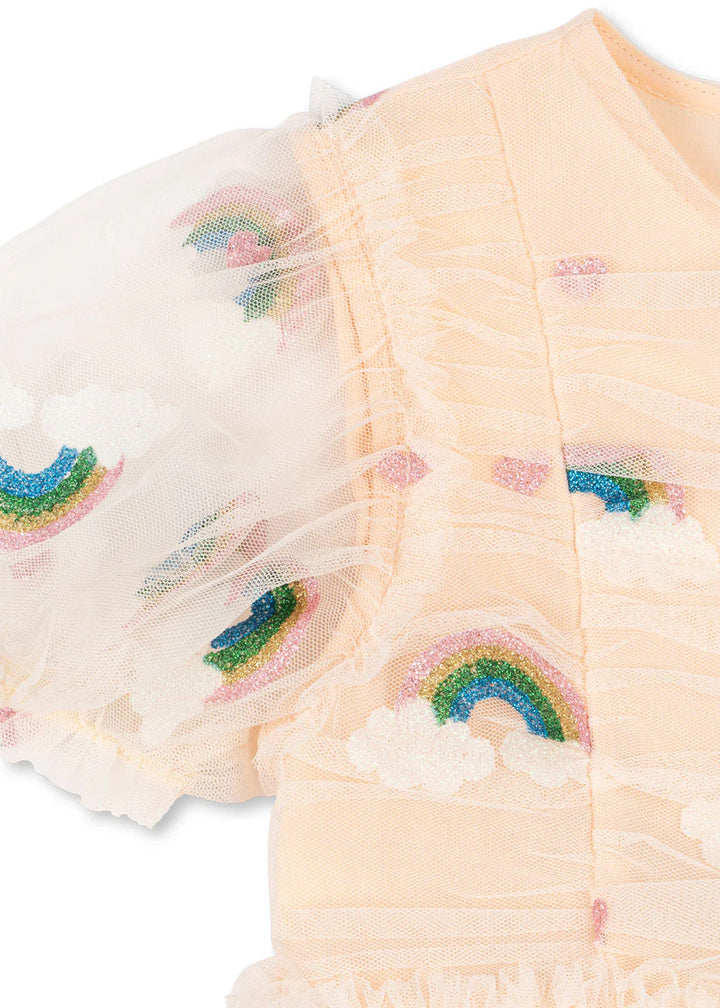 Konges Sloejd Kids Girls Tullie Dress - Rainbow Glitter