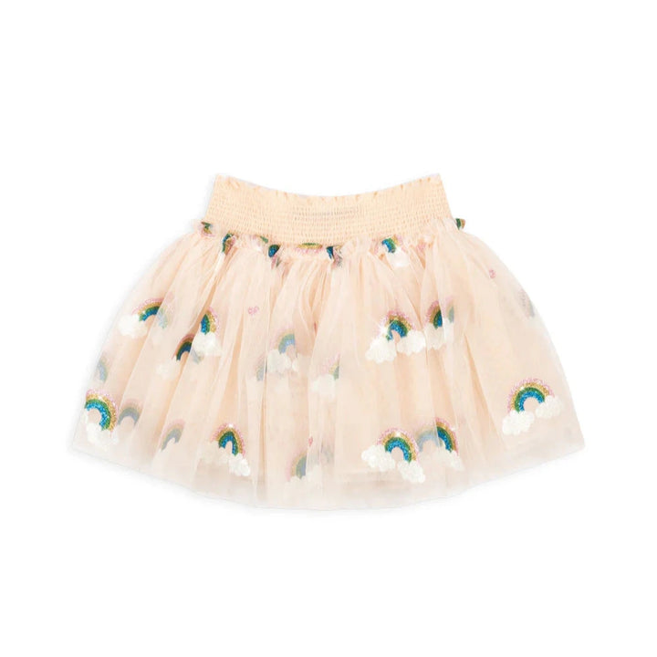 Konges Sloejd Kids Girls Tullie Smock Skirt - Rainbow Glitter