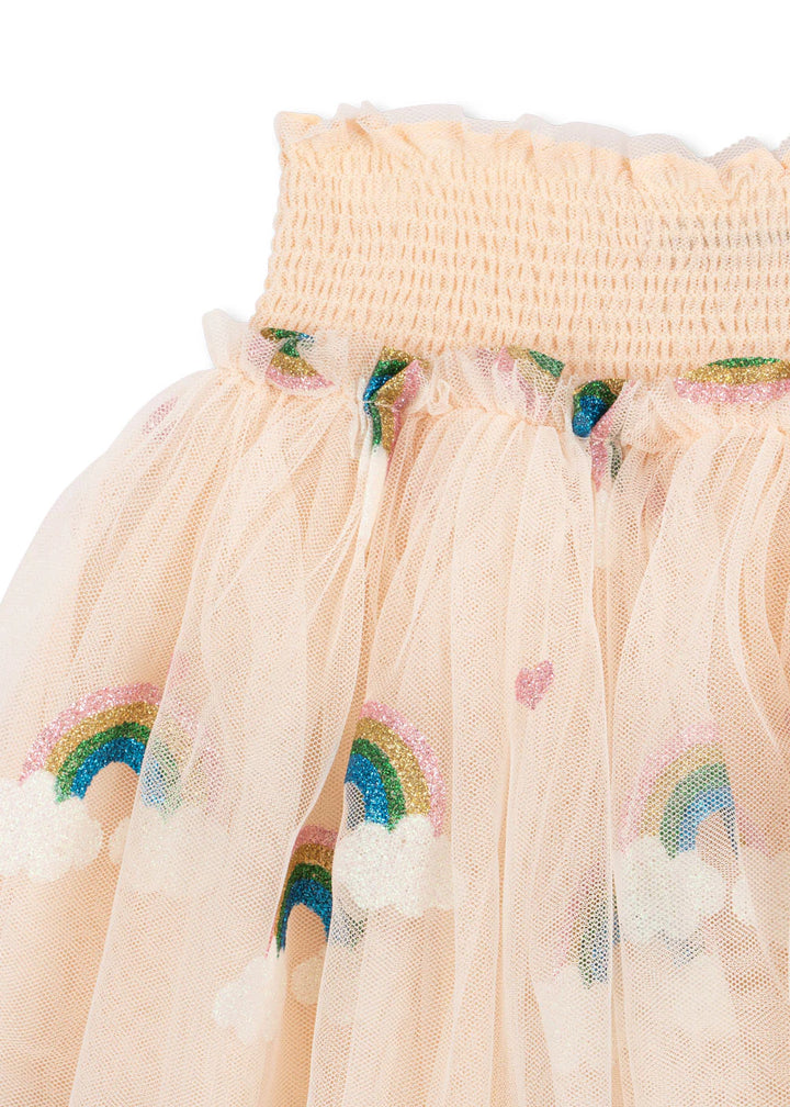 Konges Sloejd Kids Girls Tullie Smock Skirt - Rainbow Glitter