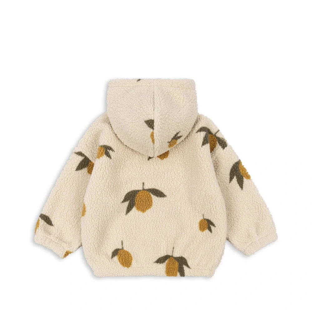 Konges Sloejd Kids Jody Teddy Jacket - Mon Grand Citron