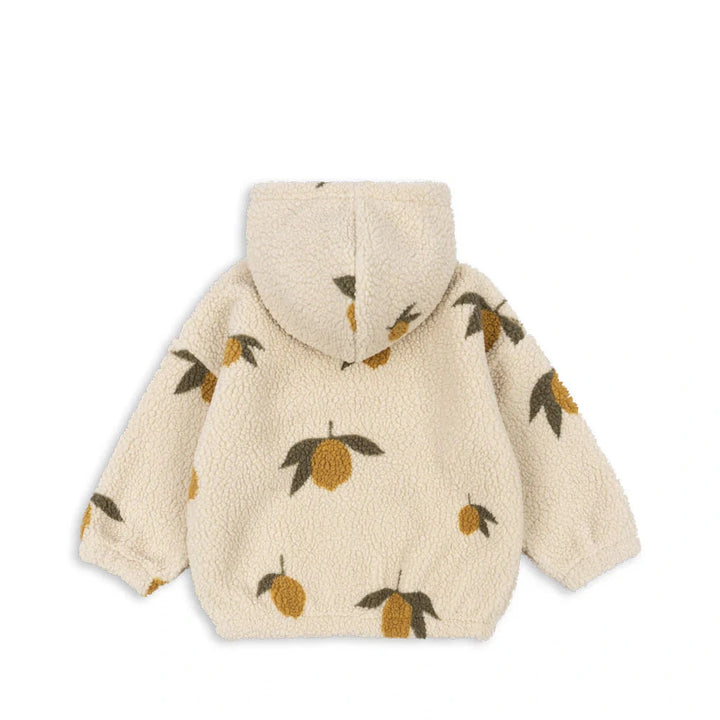 Konges Sloejd Kids Jody Teddy Jacket - Mon Grand Citron