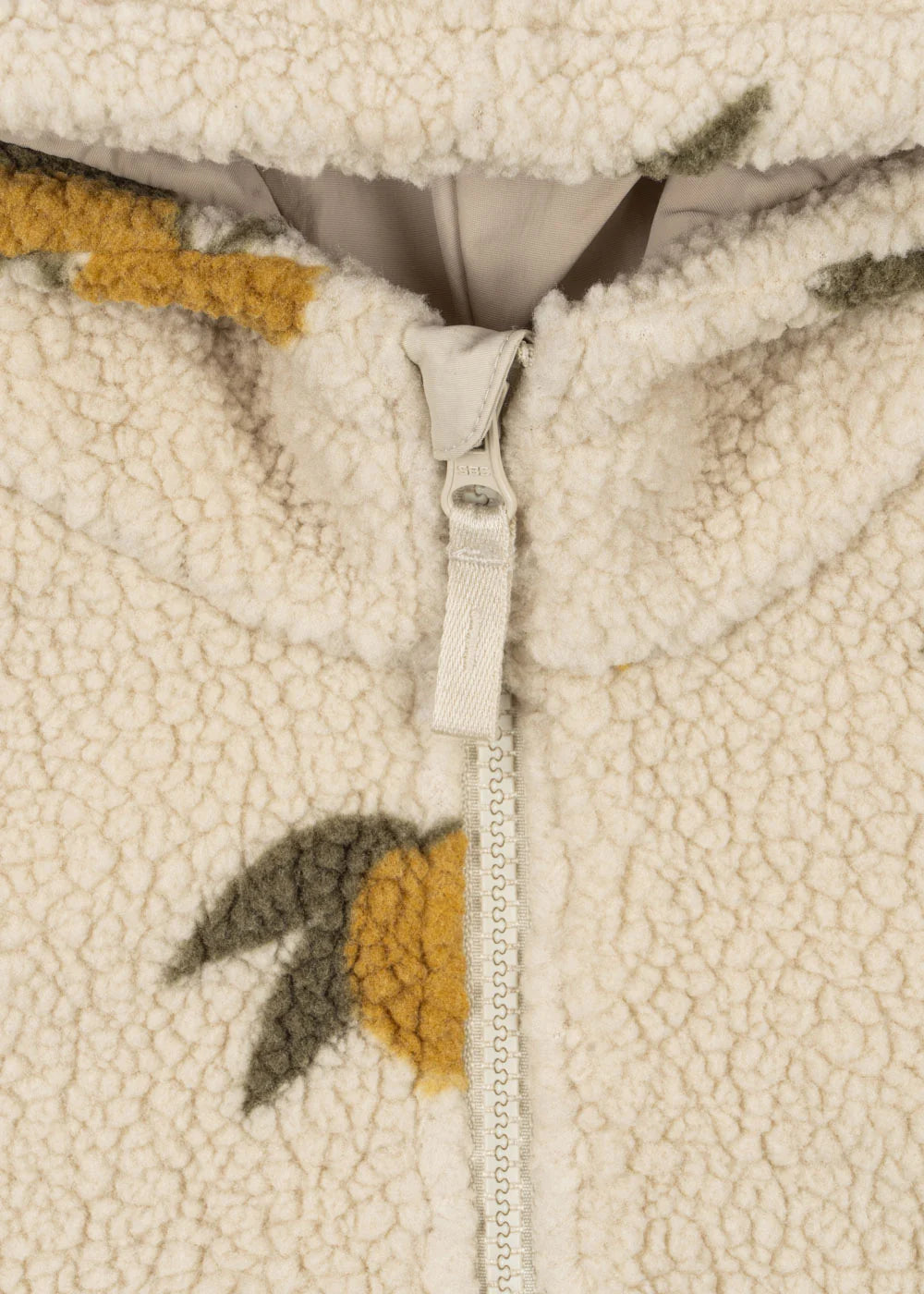 Konges Sloejd Kids Jody Teddy Jacket - Mon Grand Citron