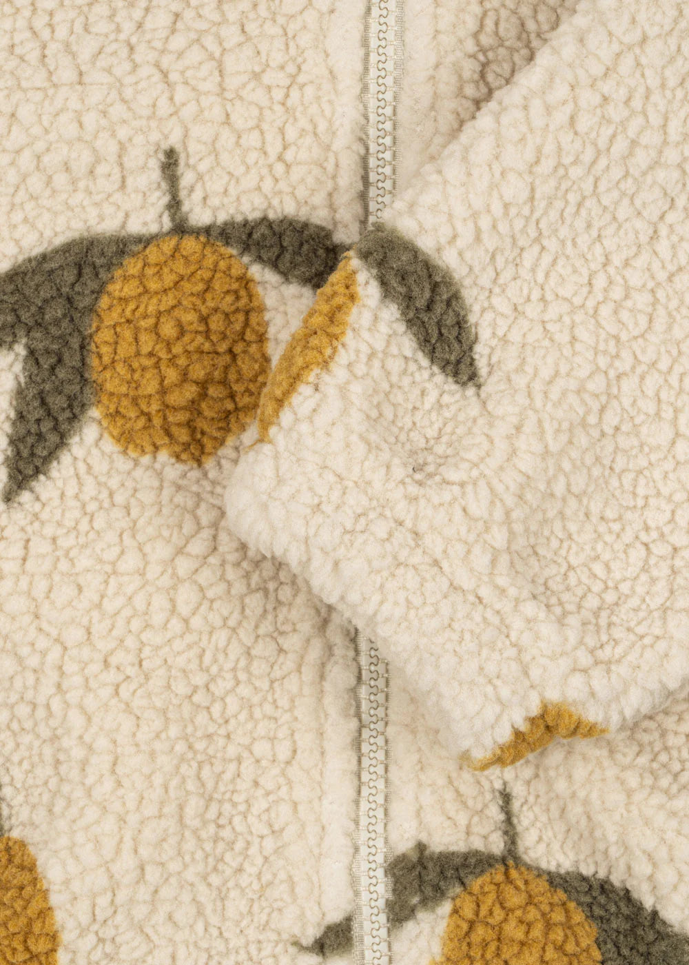 Konges Sloejd Kids Jody Teddy Jacket - Mon Grand Citron