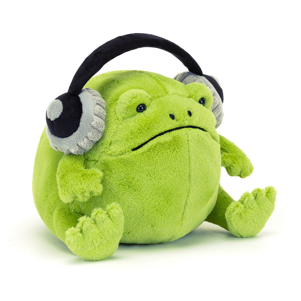 Ricky Rain Frog Headphones 5.9in x 6.3in x 7.1in