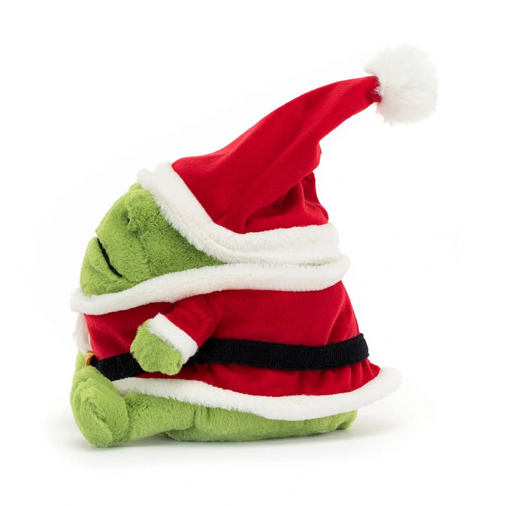 Jellycat Santa Ricky Rain Frog H6" X W5"