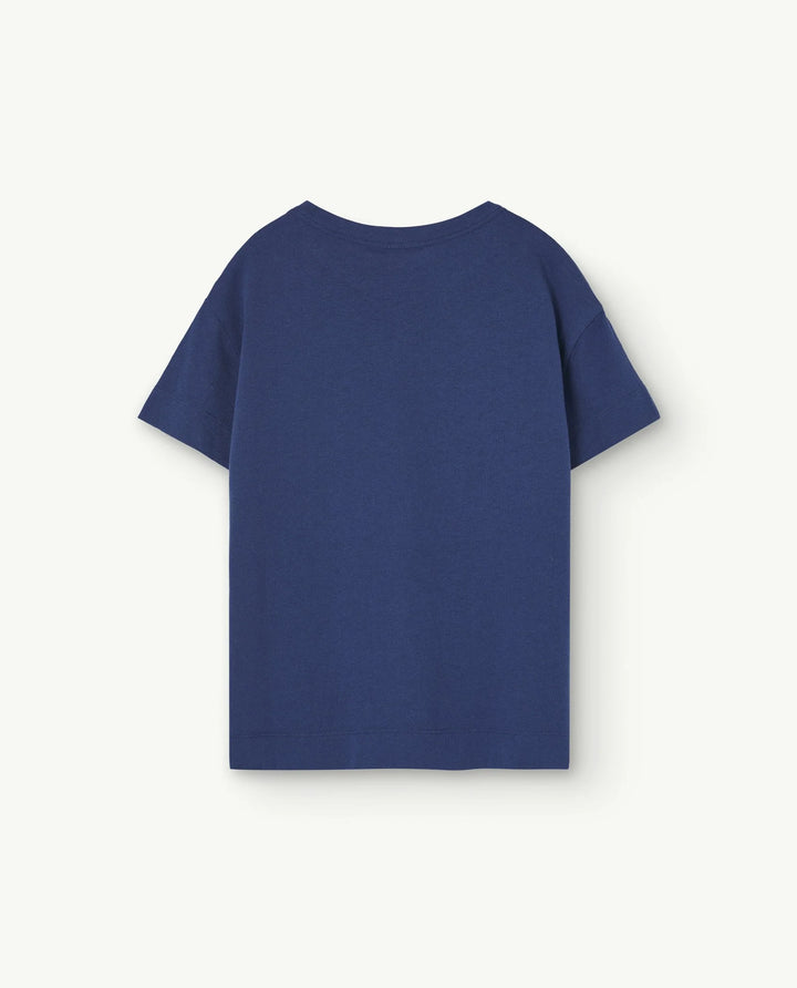 THE ANIMALS OBSERVATORY Kids Deep Blue Rooster T-Shirt