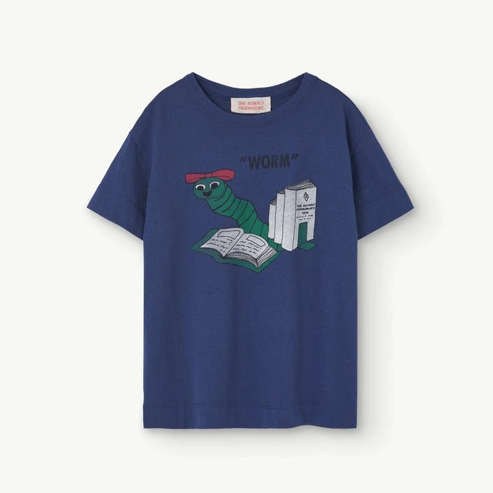 THE ANIMALS OBSERVATORY Kids Deep Blue Rooster T-Shirt