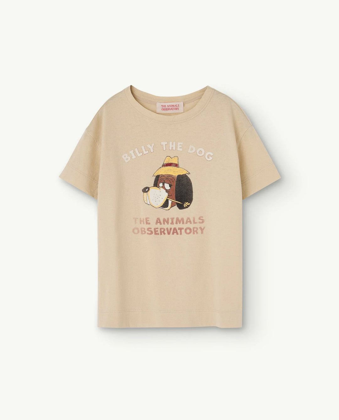 THE ANIMALS OBSERVATORY Kids Billy Beige Rooster T-Shirt