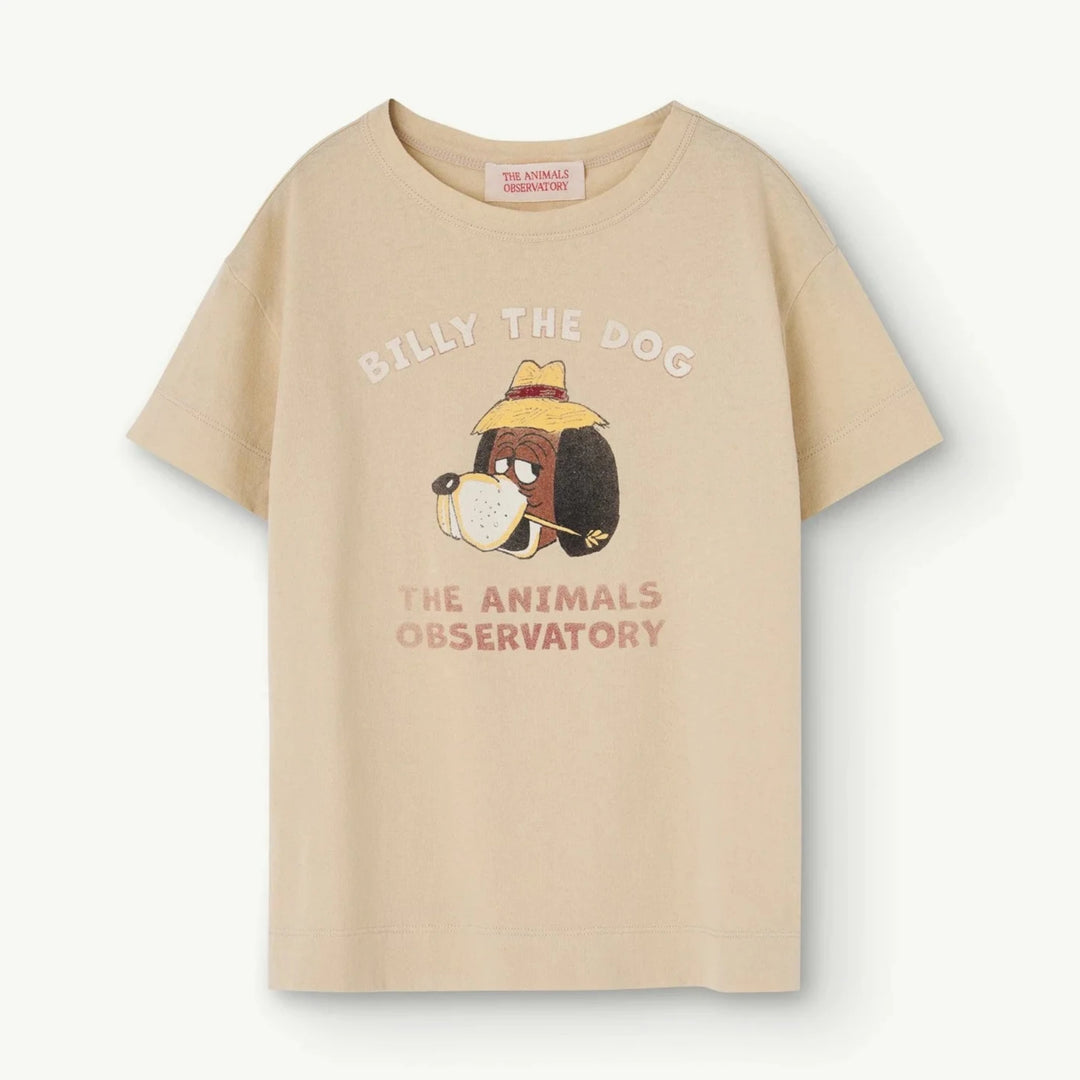 THE ANIMALS OBSERVATORY Kids Billy Beige Rooster T-Shirt - 3Y/4Y THE ANIMALS OBSERVATORY Kids Billy Beige Rooster T-Shirt - 3Y/4Y