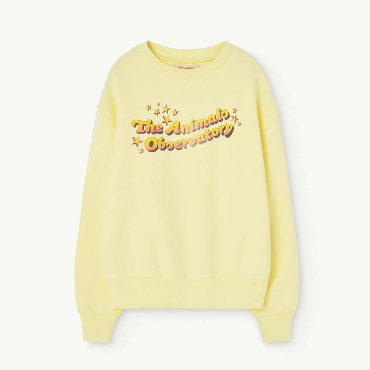 THE ANIMALS OBSERVATORY Kids Soft Yellow Bear Sweatshirt