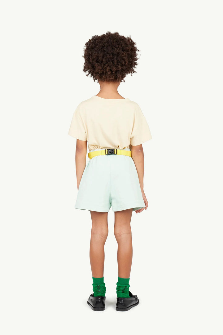 THE ANIMALS OBSERVATORY Kids Turquoise Monkey Shorts