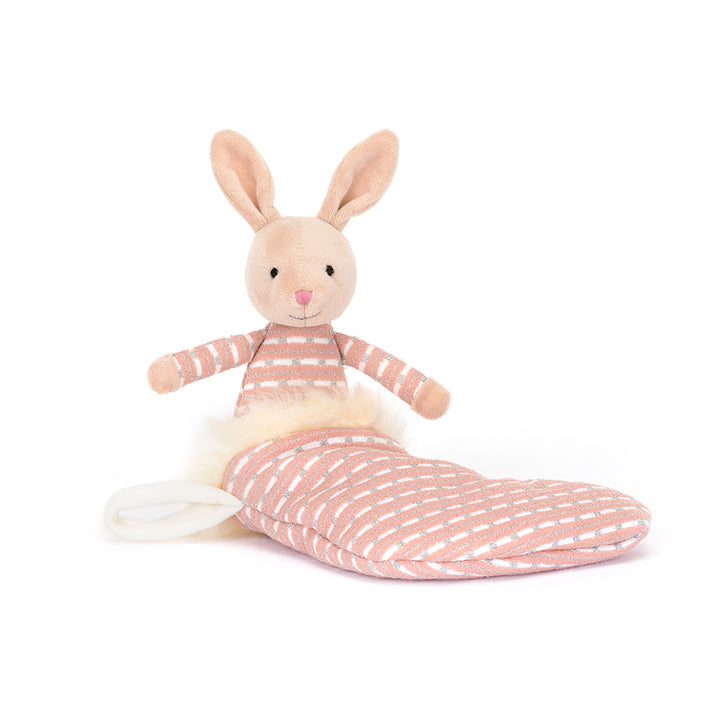 Jellycat Shimmer Stocking Bunny H8" X W4"