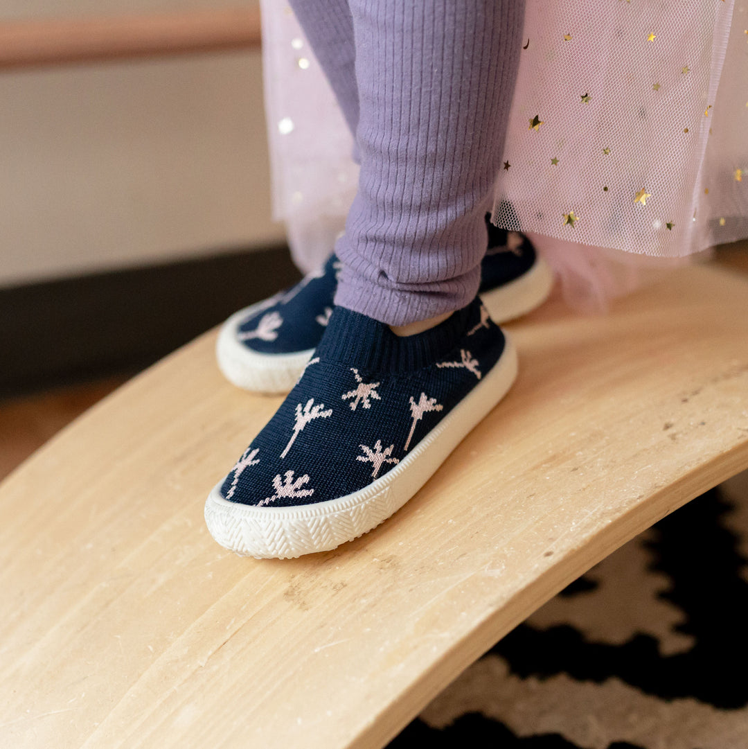 >Jan & Jul Kids Graphic Knit Shoe - Dandelion