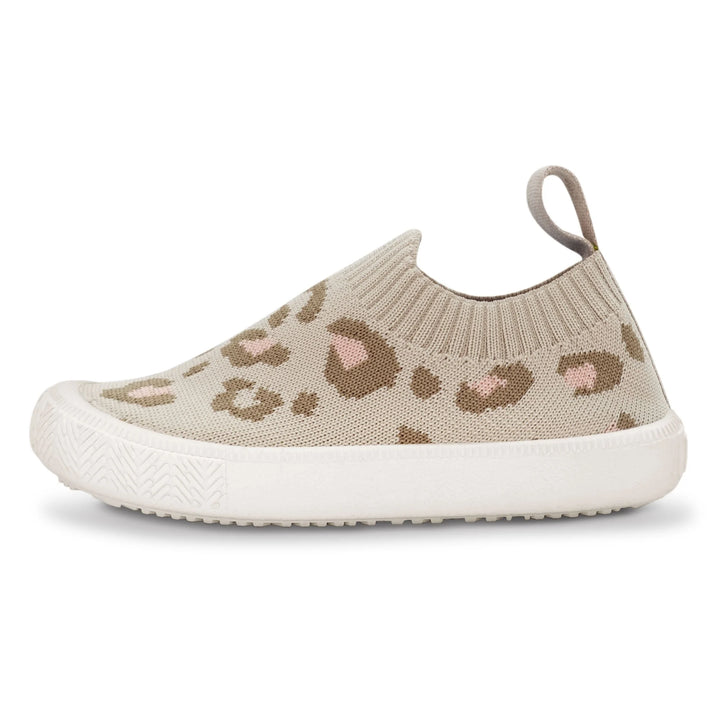 >Jan & Jul Kids Graphic Knit Shoe - Leopard