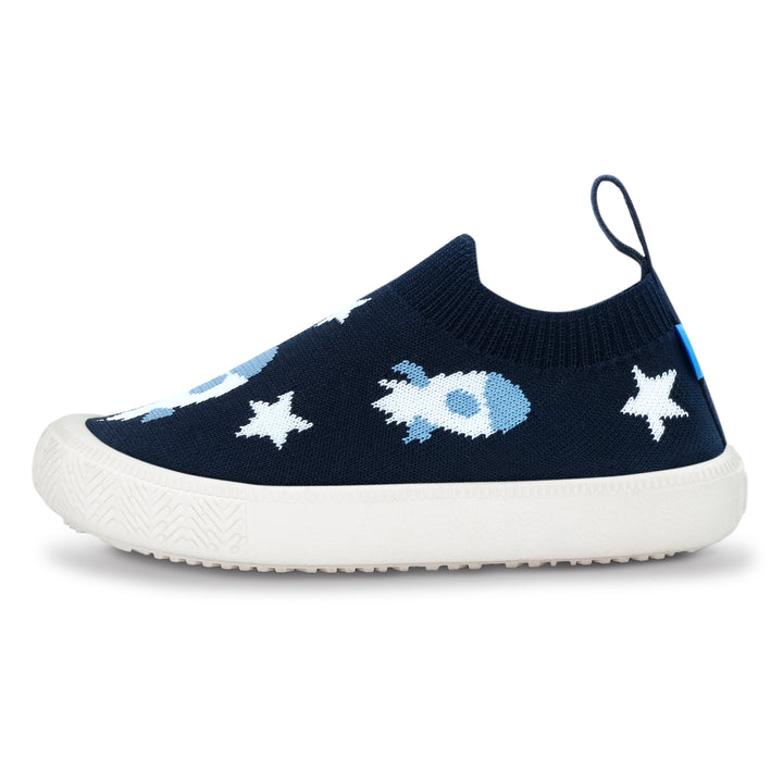 >Jan & Jul Kids Graphic Knit Shoe - Rocket