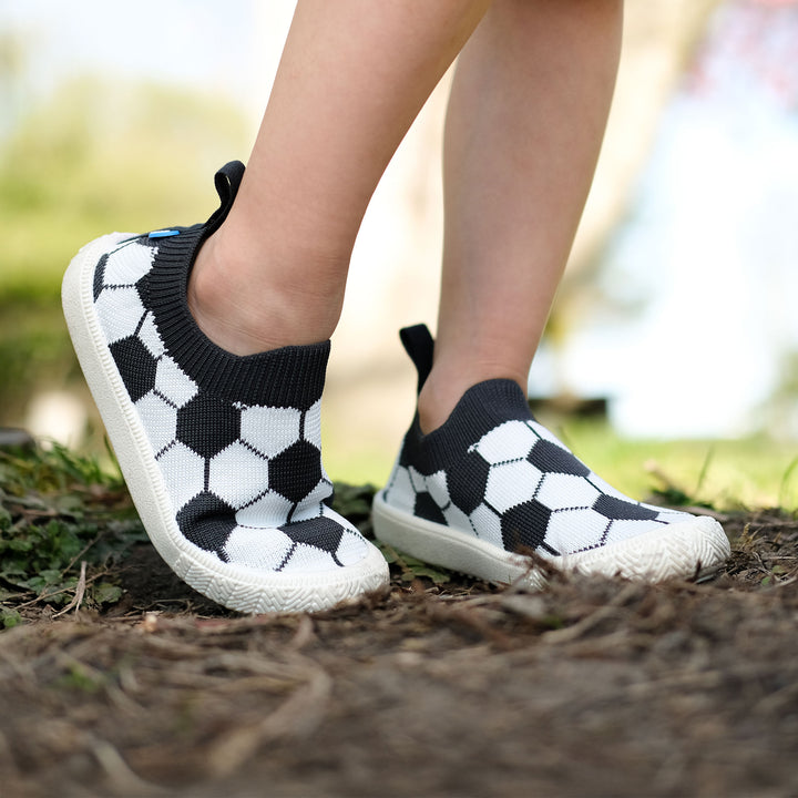 >Jan & Jul Kids Graphic Knit Shoe - Soccer