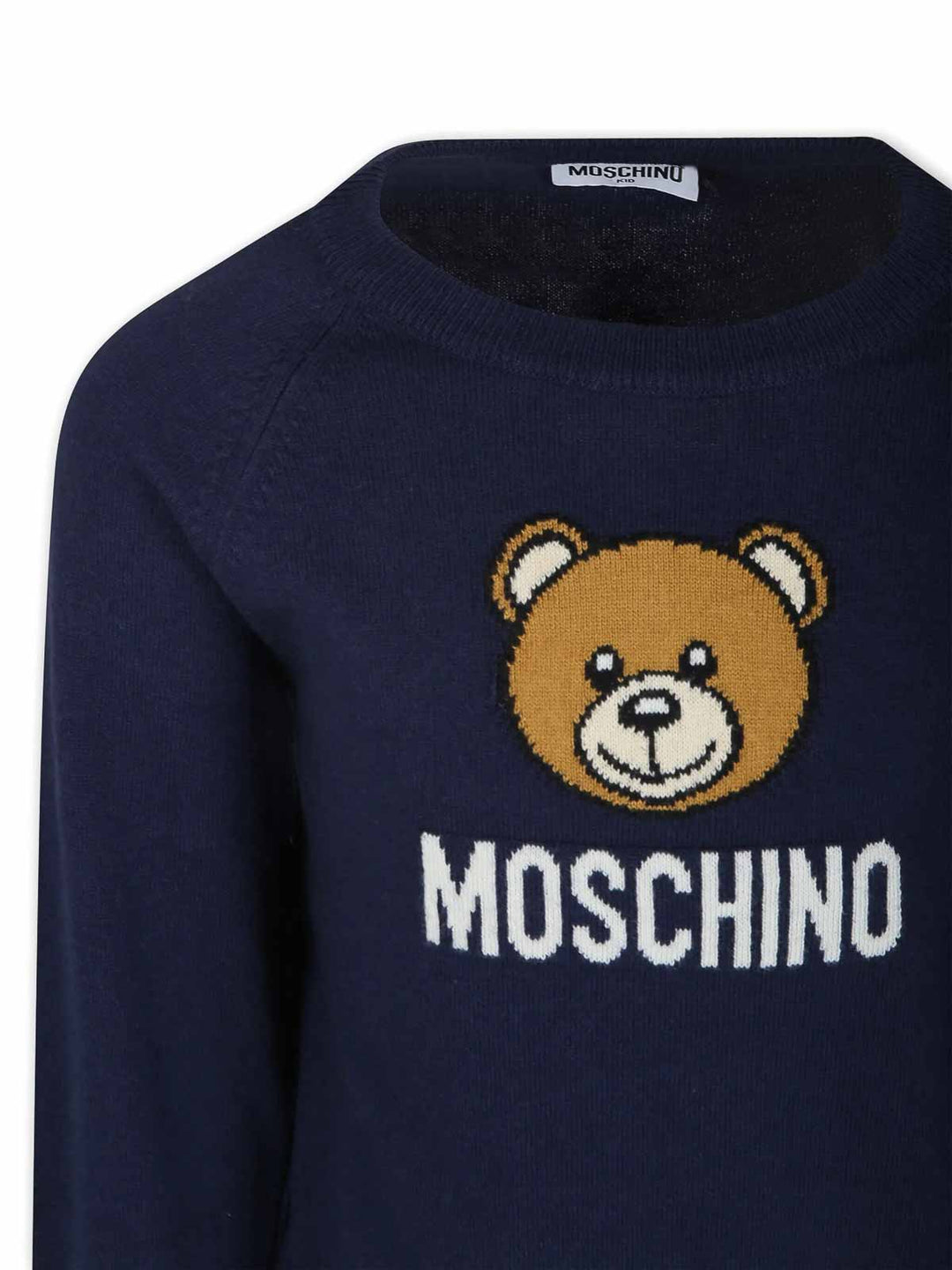 Moschino Kids Teddy Bear Sweater - Navy