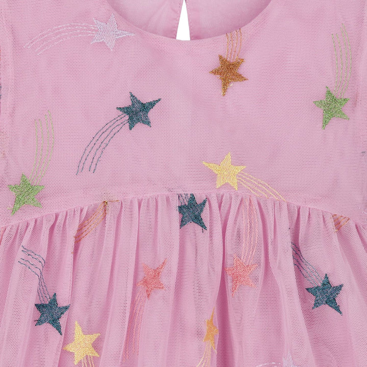 STELLA MCCARTNEY Girl Girls Pink Tulle Stars Dress - 3Y