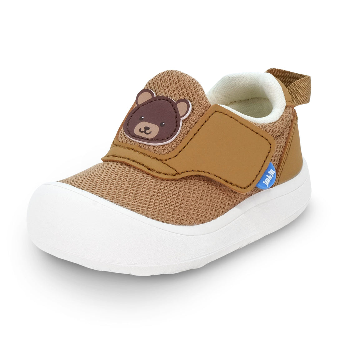 >Jan & Jul Kids Mini-Flyer Sneakers - Brown Bear