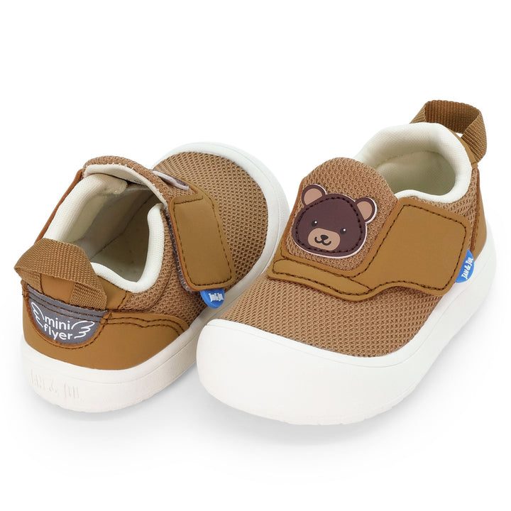 >Jan & Jul Kids Mini-Flyer Sneakers - Brown Bear