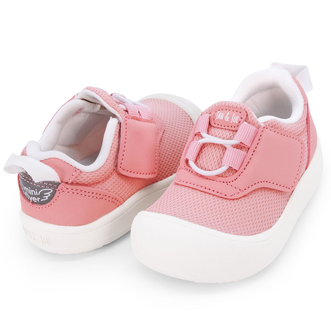 >Jan & Jul Kids Mini-Flyer Sneakers - Dusty Pink