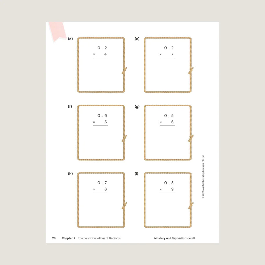 >Singapore Math - Primary Mathematics Mastery and Beyond 5B