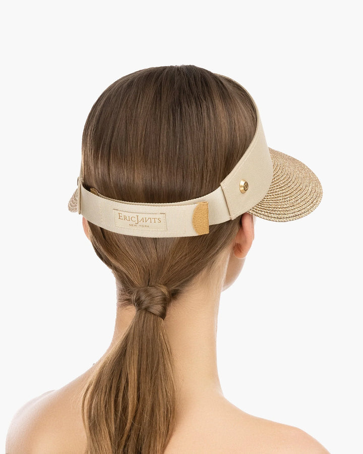 Eric Javits Champ Visor 13101 Gold/Sand Sun Hat