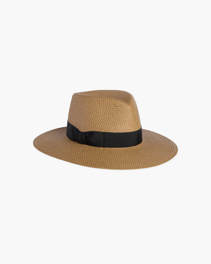 Eric Javits Squishee Instinct Straw Hat - Natural Black