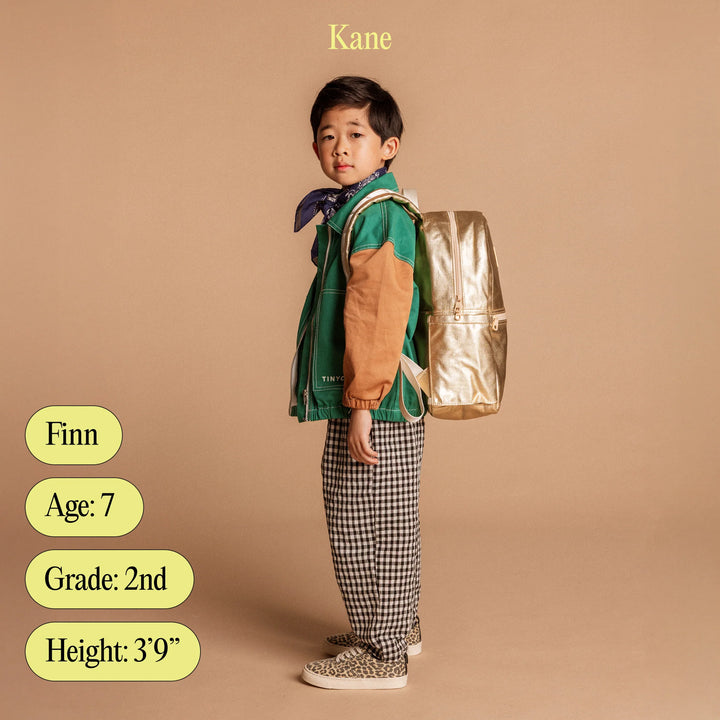 State Bags Kane Kids Double Pocket Large Backpack in Blue/Pink Gradient