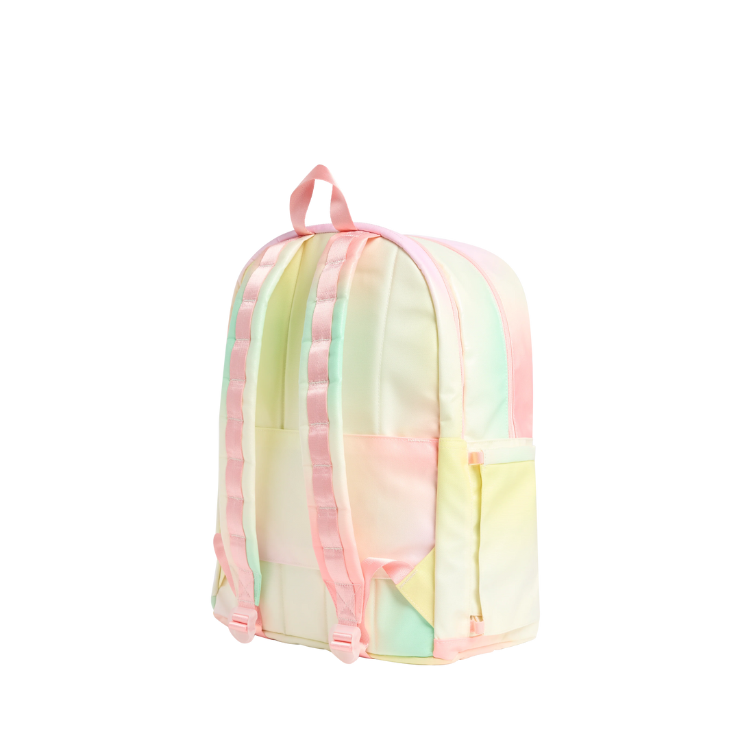 >State Bags Kane Kids Double Pocket Large Backpack - Metallic Tie Dye Patchwork